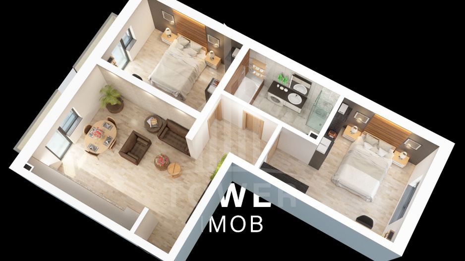 Apartamente 3 camere  Mobilat si utilat | Doamna Stanca - Poză 9