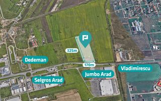 Teren de 55.340 mp, vis-a-vis de Jumbo, Arad - Poză 1