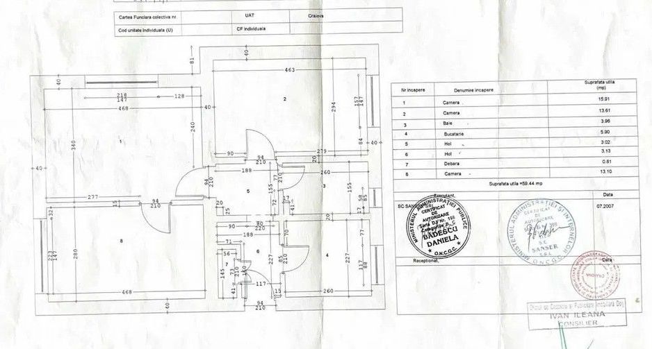 Apartament 3 camere Rovine - Poză 3