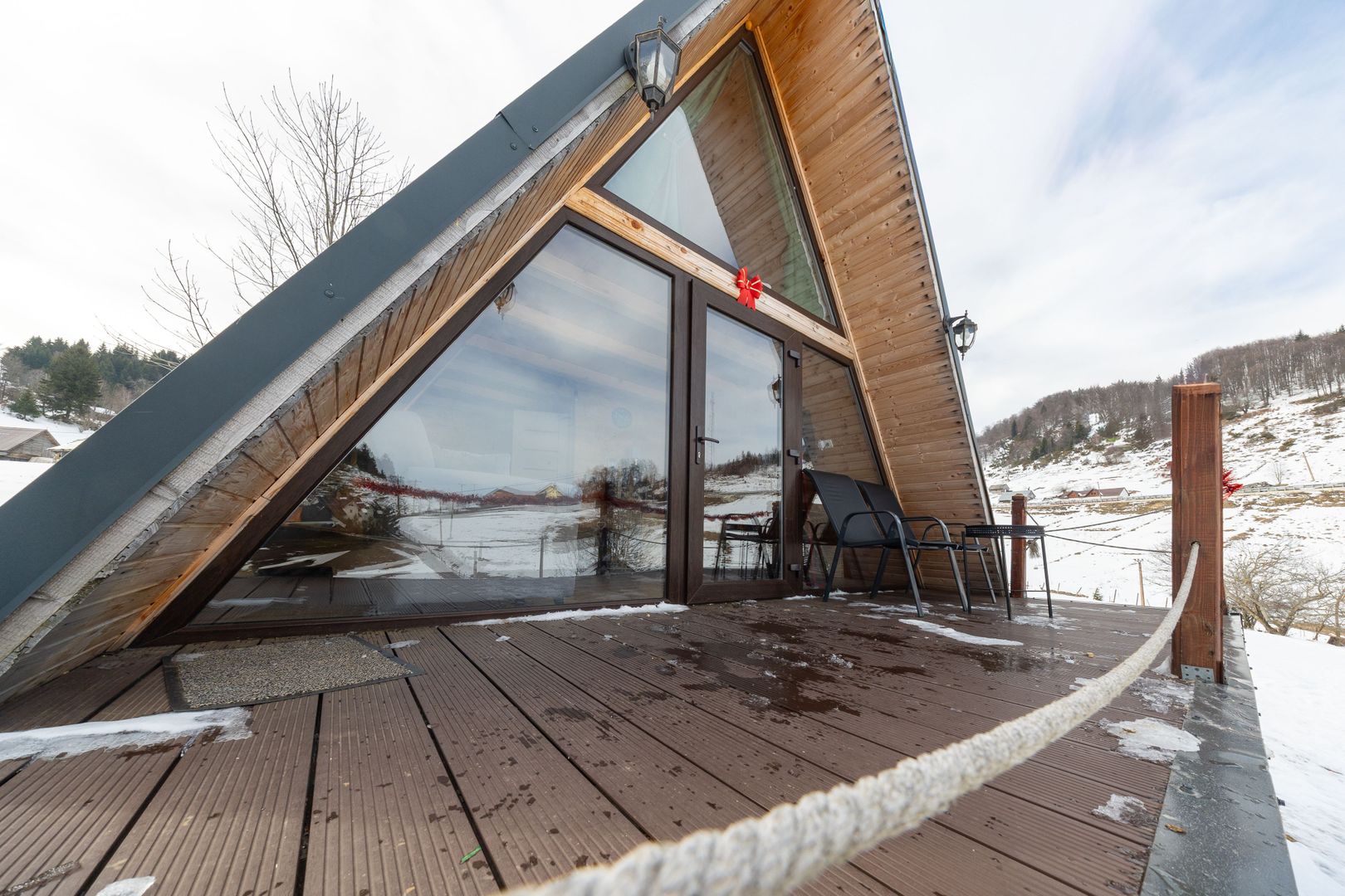 Teren 7,656 mp + Cabane tip A Frame, Fundata - Poză 7