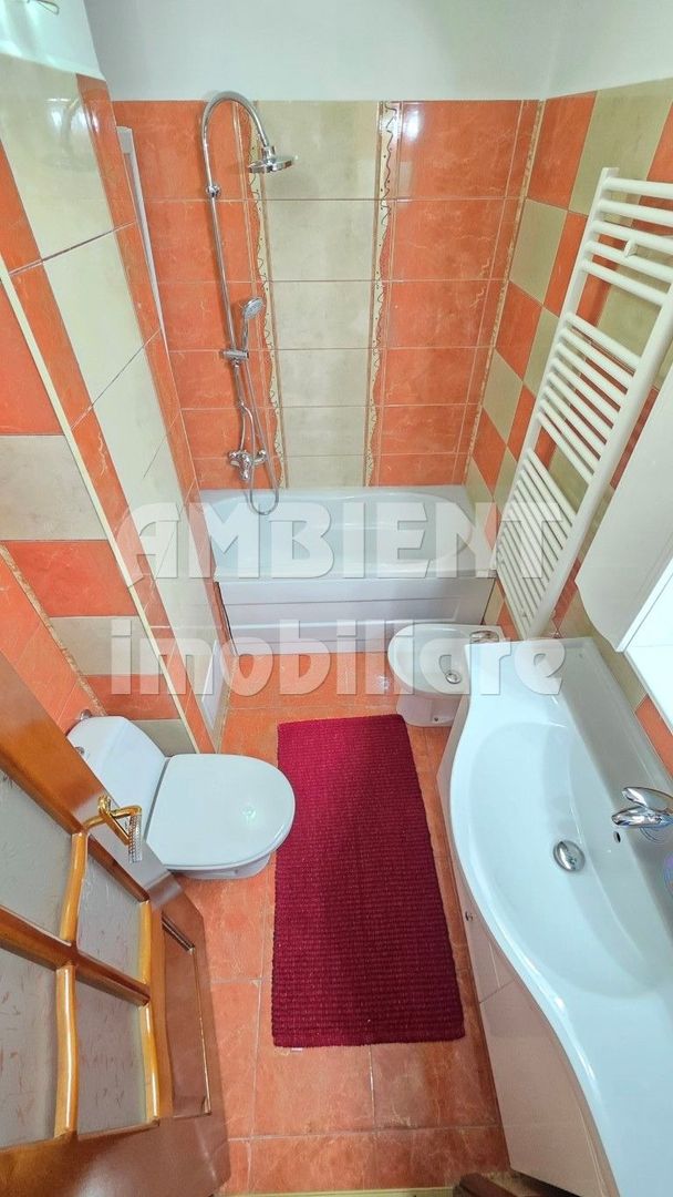 Apartament cu 3 camere, mobilat si utilat, etaj 1, zona Centru; - Poză 6