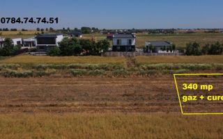 Teren cu gaz si curent - comuna Berceni - Poză 1