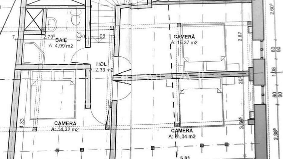 Casă veche, solidă, cu 4 camere, pivniță boltită și 4 băi – zonă centrală - Schiță 15