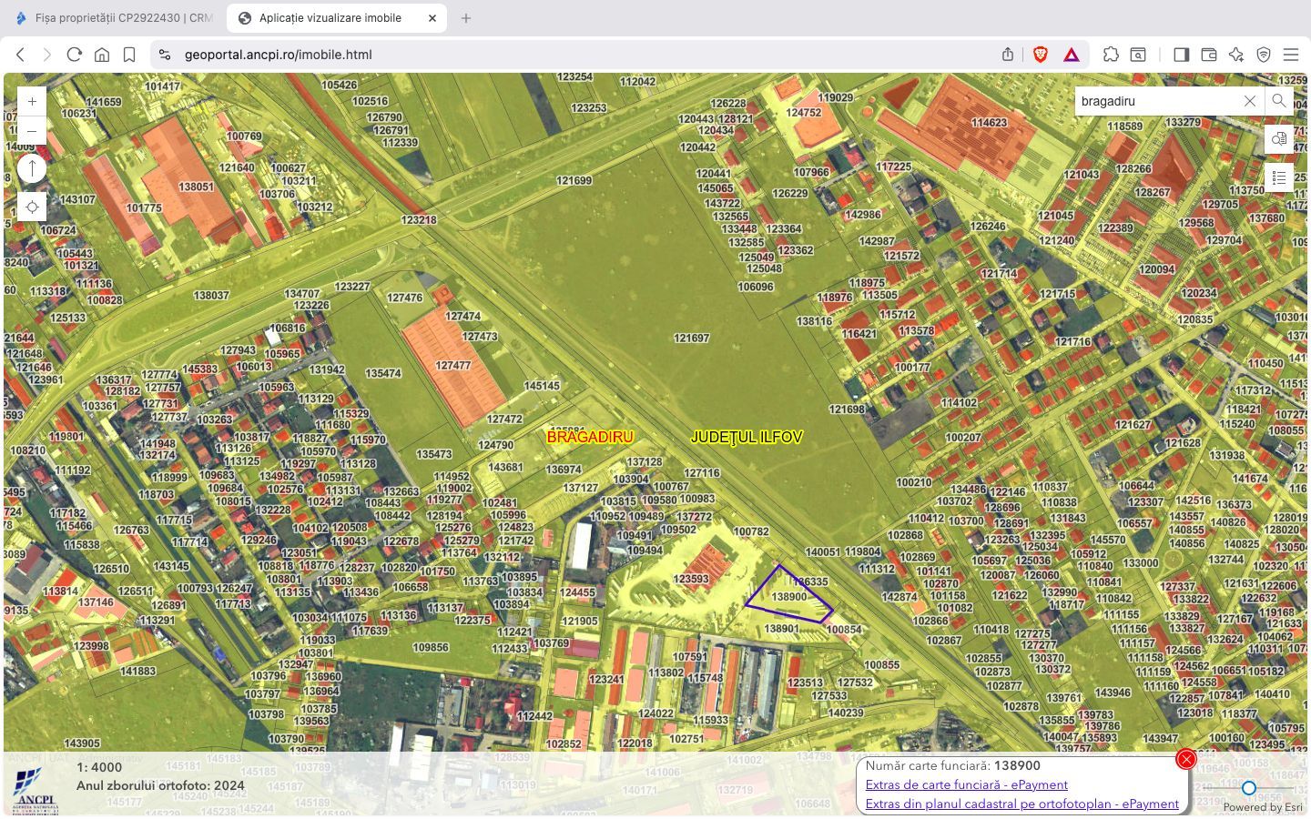 Teren intravilan 7.476 mp Bragadiru Deschidere 80 ml Soseaua de Centura - Poză 8