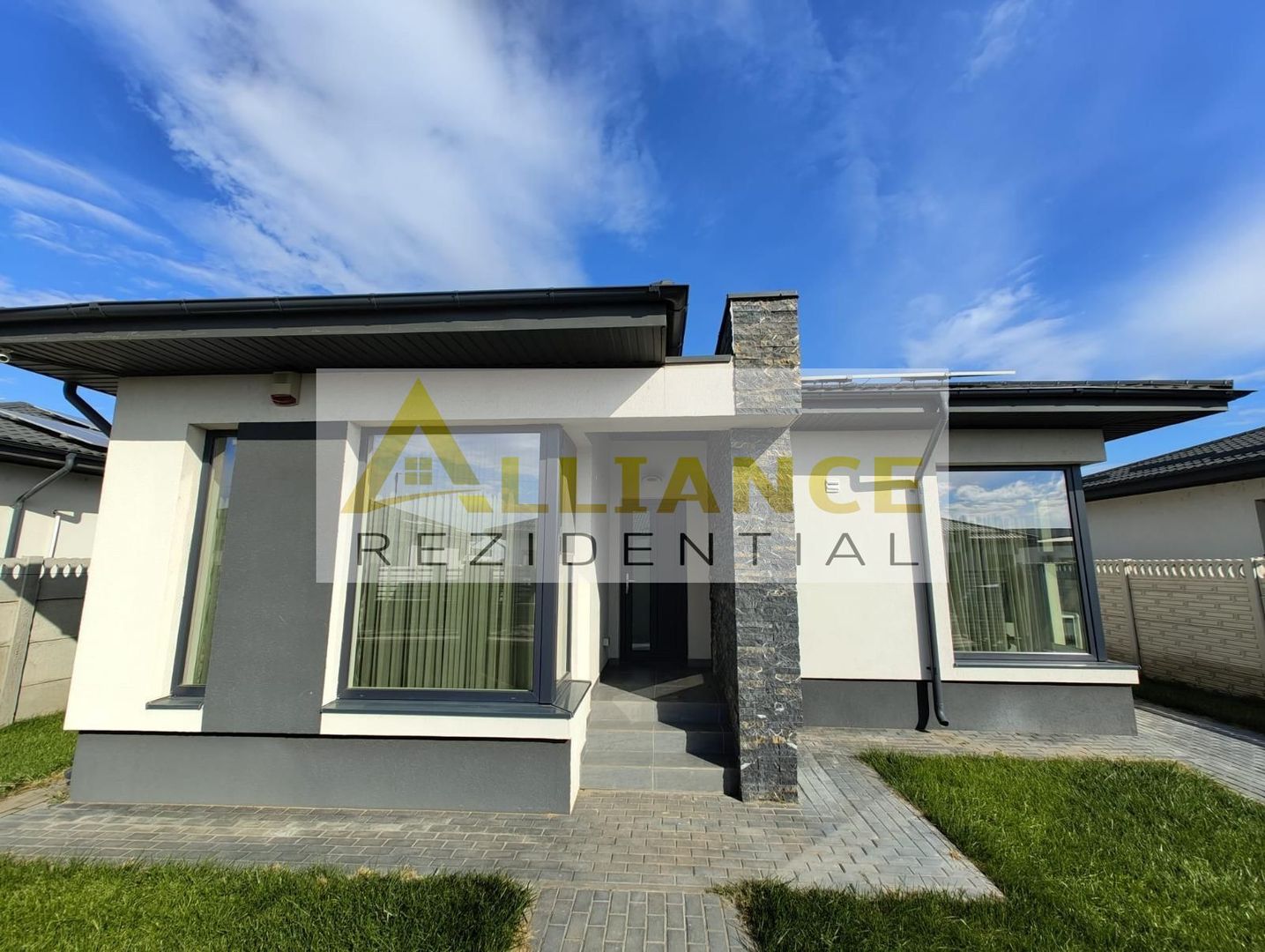 Casa individuala - 3 camere-Teren 375 mp-PANOURI SOLARE - Poză 4