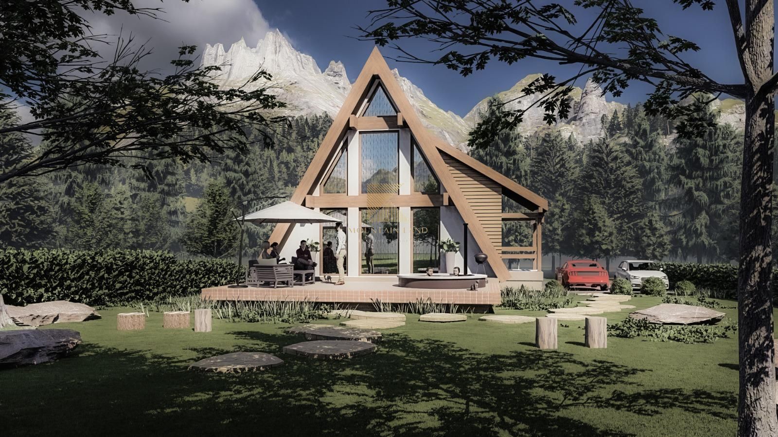 Casa noua in faza de proiect | A-frame | ideala investitie | Rasnov - Poză 2