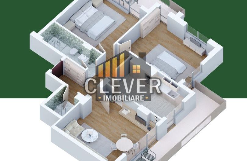Apartament nou 3 camere Pallady, compartimentare ideală - Poză 2