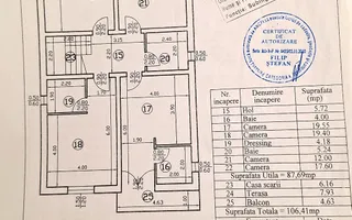 Vilă individuală 6 camere, teren 903 mp ! - Schiță 13