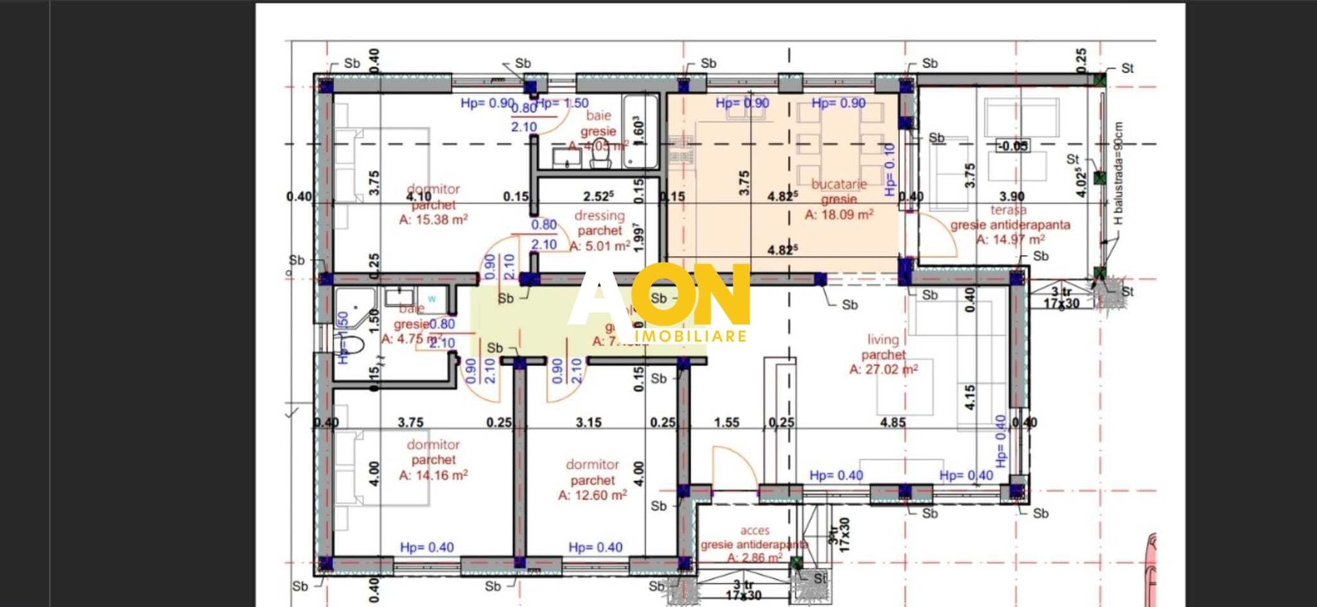 Proprietar, vand casa la rosu pe un singur nivel in faza de proiect! - Poză 8