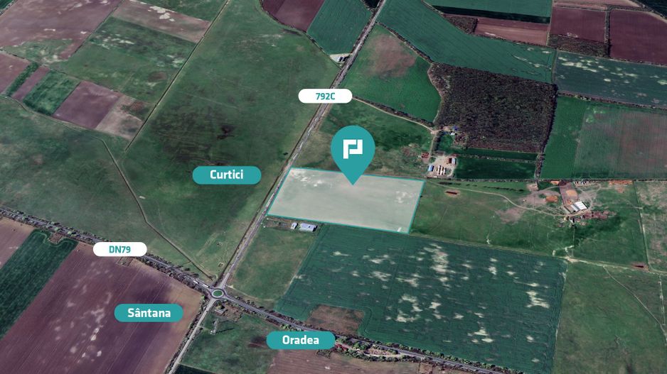 Teren intravilan 10,5 ha în com. Șimand, jud. Arad - Poză 3