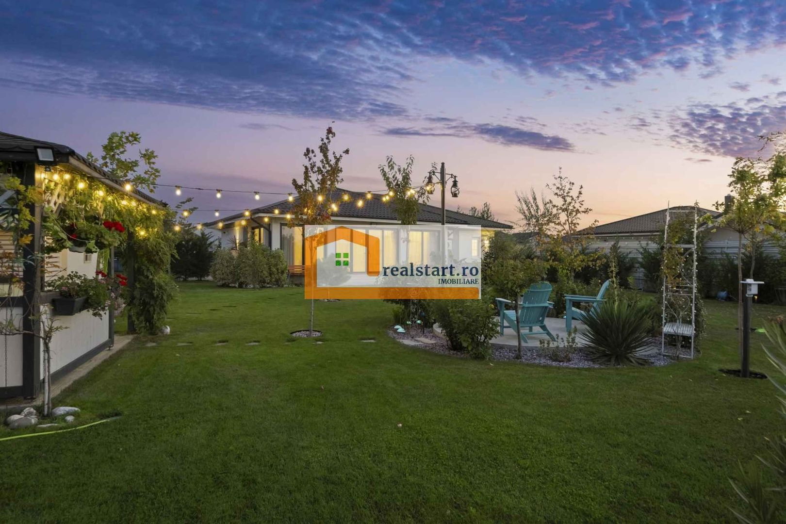Langa Padure si lac, Vila P+Pod , 900mp teren,  terasa 40mp,  complex securizat - Poză 45
