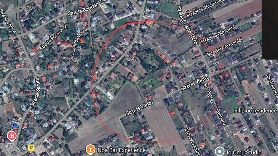 Teren de vânzare în Aroneanu, Iași, pe strada Vântului - Poză 1