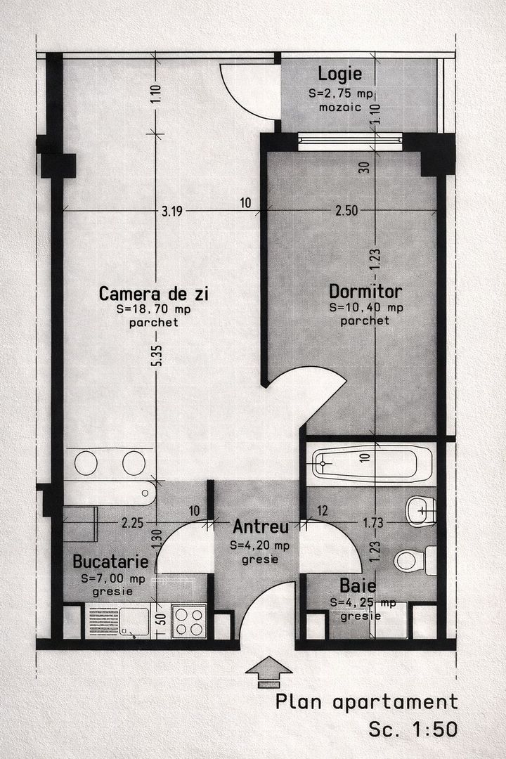 Aparatament 2 camere 45 mp - Dorobantilor, Marasti - Poză 8