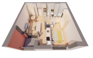 Panorama exclusivista penthouse ARED IMAR bloc R39 comision 0% - Poză 2