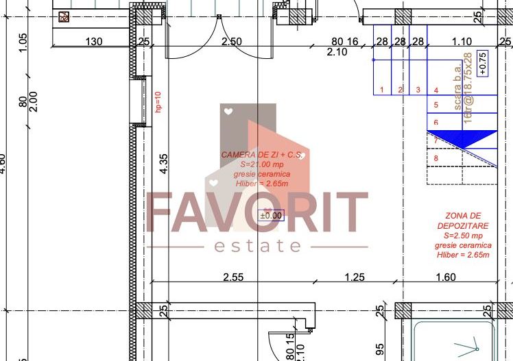 Duplex cu 4 camere | Mosnita | Toate utilitatile | Finisaje la alegere - Schiță 20