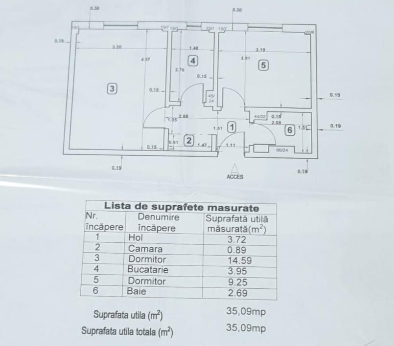 Apartament 2 camere, decomandat, Piata Victoriei, complet renovat, parter. - Poză 13
