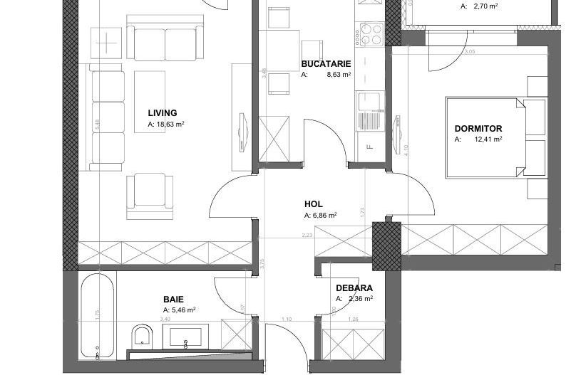Exclusivitate -Apartament în bloc nou, Intrare Răcădău, cu priveliște spre Tâmpa - Poză 21