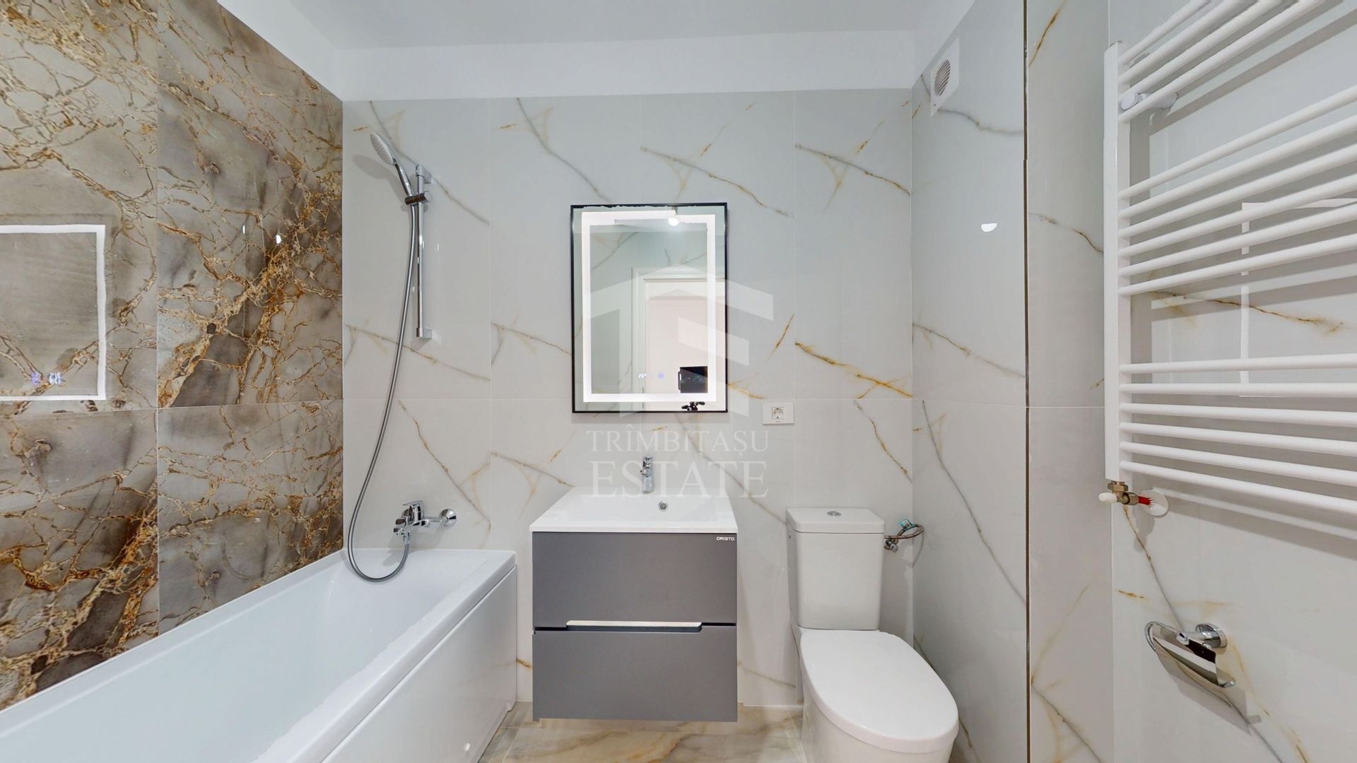 Apartament 2 camere | Bloc Nou 2025 | Balcon 10 mp | Etaj 2/4 - Poză 17