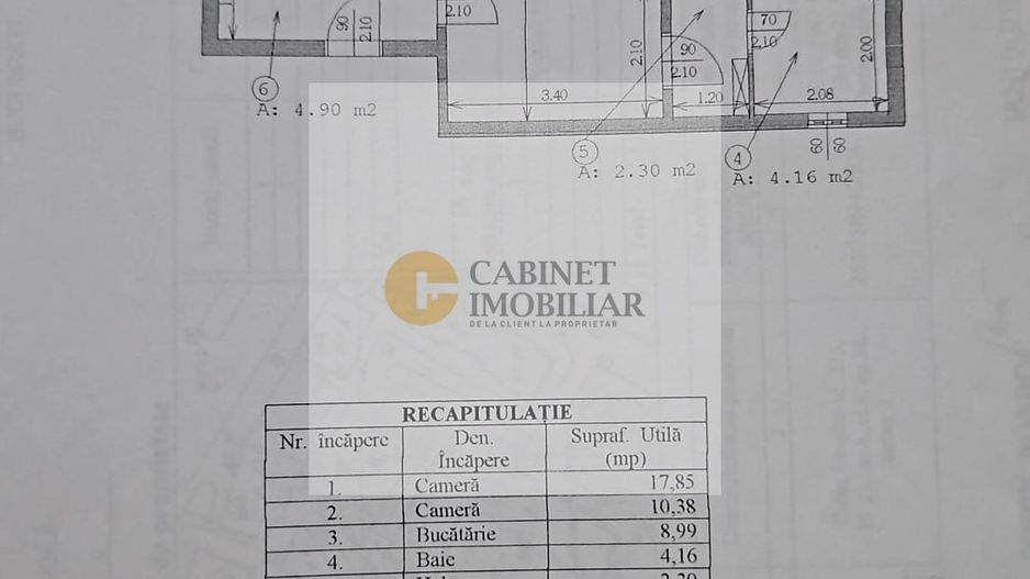2 camere I Calea Mosilor - Eminescu I 55 mp I bloc 1982 - Poză 14