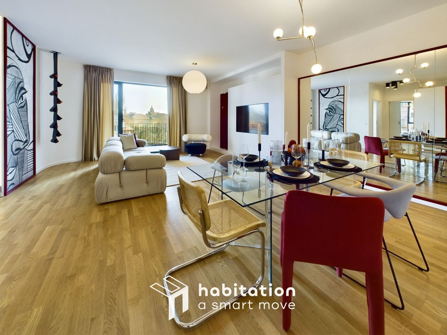 Tur virtual - 3 camere, premium, priveliște panoramica, zona Centrala - Poză 2