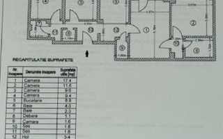 4 camere la 300m de Metrou Crangasi - Schiță 16