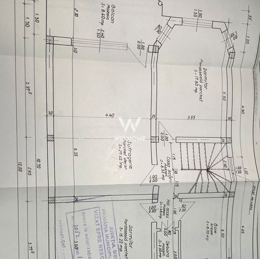 Casa - spatiu birouri, 2 corpuri de cladire - Sibiu - central - Schiță 13