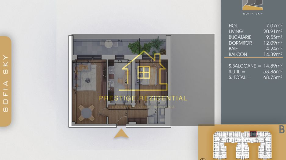 Apartament 2 cam-70mp-8-10 min.Metrou - Poză 3