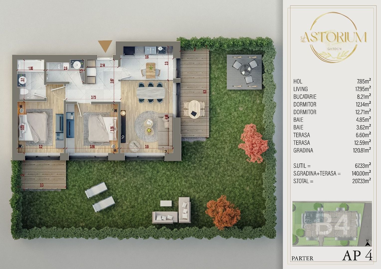 AP 3CAM. PROIECTUL ASTORIUM GARDEN / MUTARE IMEDIATA.COMISION 0%! - Poză 1