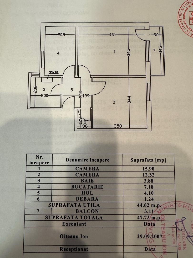 2 camere decomandat, 3 min Metrou Eroii Revoluției, 48 mp - Poză 6