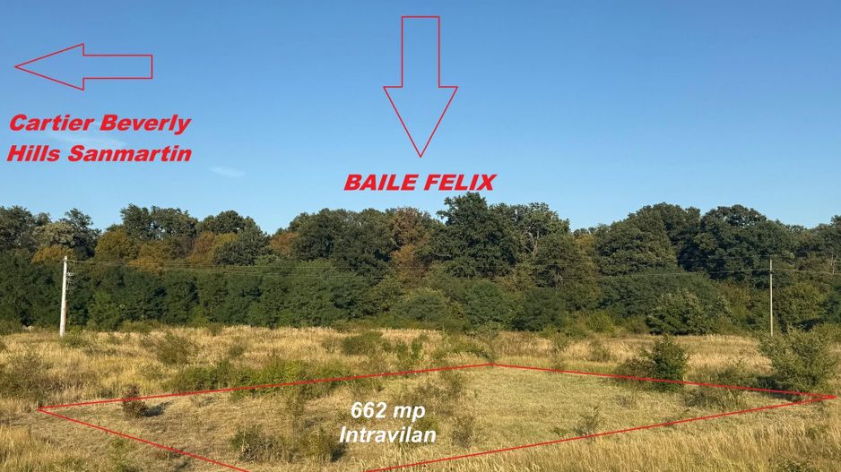 NECTORA IMOB-Teren Intravilan 667 mp, Beverly Hills-Padure Baile Felix - Poză 1
