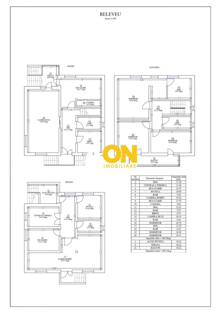 Casa 5 camere, mobilata, utilata,  427 mp teren, Barabant - Schiță 26