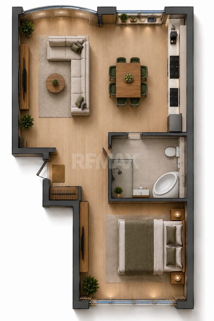 Apartament spațios într-un bloc dat în exploatare, Durlesti - Poză 3