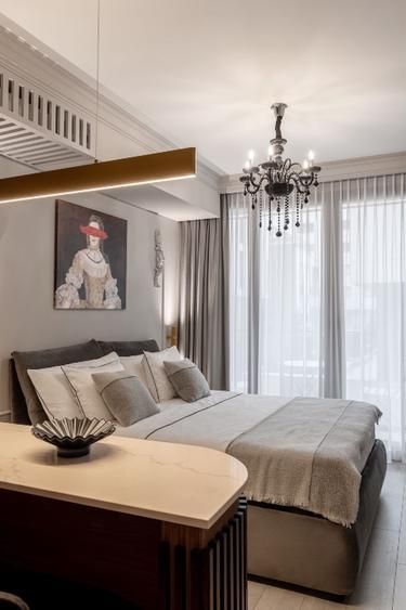 Studiou superb de vânzare, Win Herestrău, mobilat si utilat lux, terasă - Poză 7