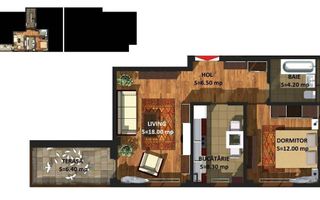 # - Apartament 2 camere, Lac REDIU, Loc de Parcare - Poză 1