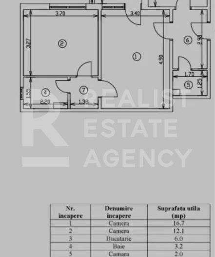 Vânzare, apartament cu 2 camere în zona Drumul Taberei - Poză 8