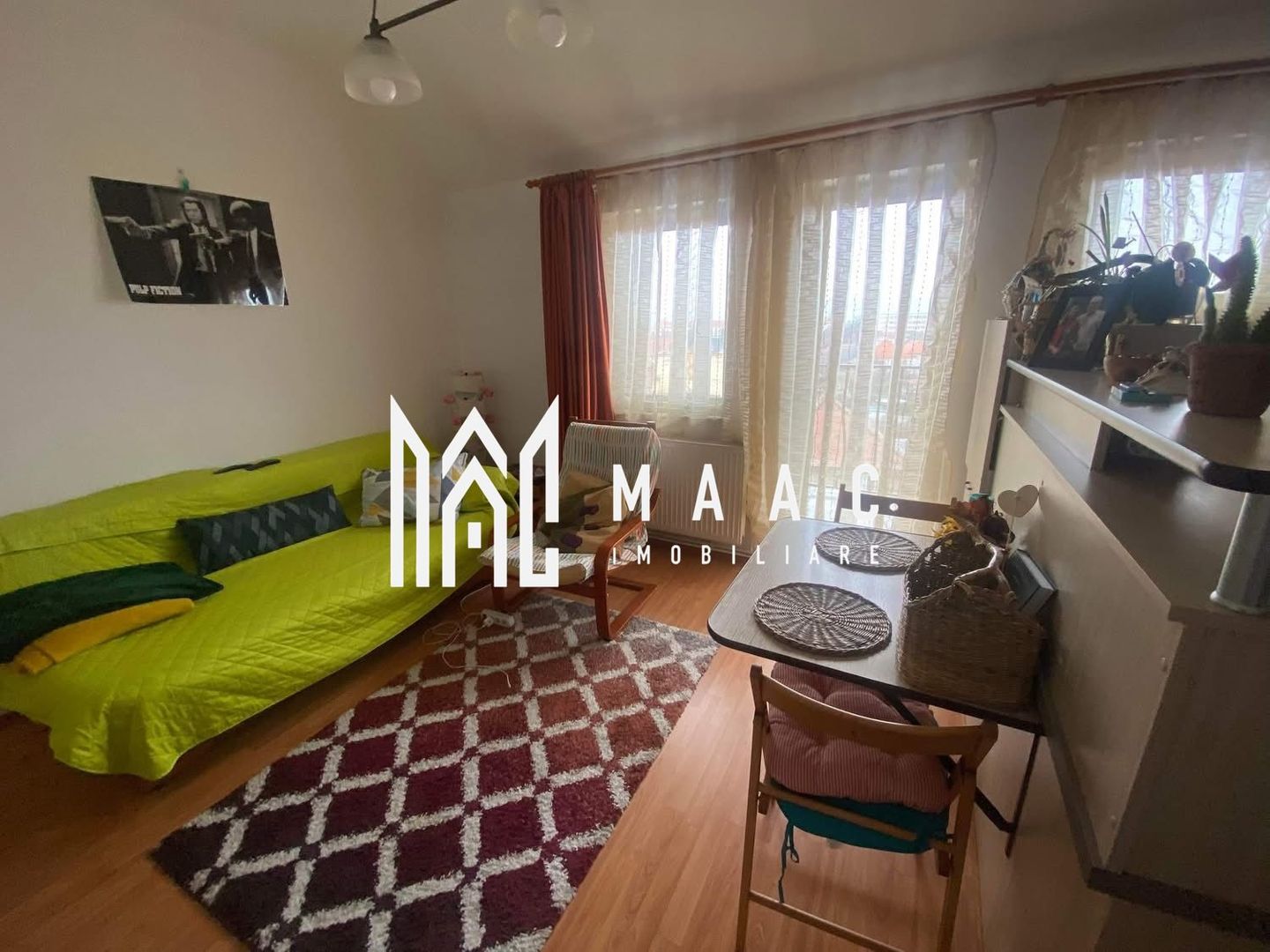 Apartament 3 camere | Cedonia, Sibiu | 50 mp, mansardă, mobilat - Poză 4