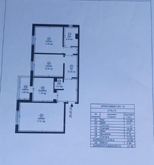 Girocului | 3 Camere | Etaj intermediar | Renovat | Mobilat si utilat - Poză 14