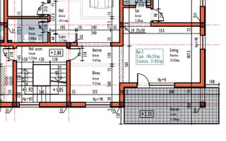 Apartament elegant | 4 camere | 106 mp utili | garaj | Cartier Europa - Schiță 20