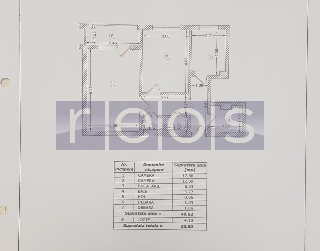 VANZARE APARTAMENT 2 CAMERE 54MP MUNCII MIHAI BRAVU DECEBAL DECOMANDAT - Poză 12