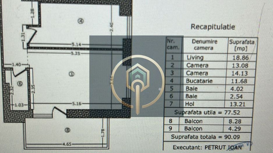 3 camere | Herăstrău | Parcare inclusă - Schiță 9