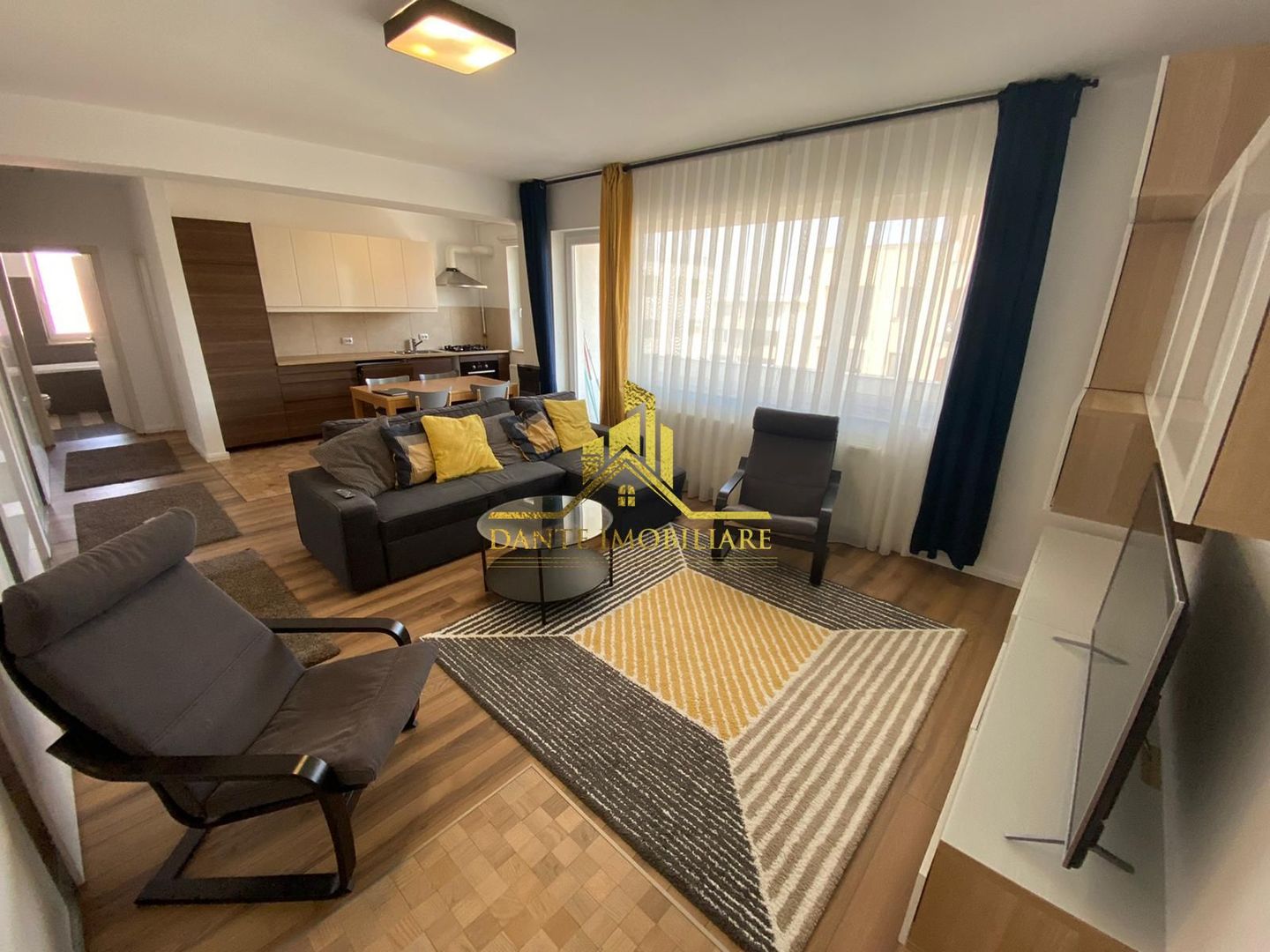 2 camere, mobilat modern, bloc nou, balcon, parcare, Buna ziua,  LIDL - Poză 1