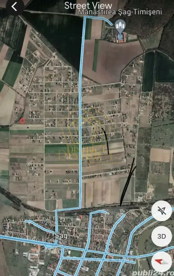 Teren intravilan pentru constructii | Sag I Manastire - Poză 2