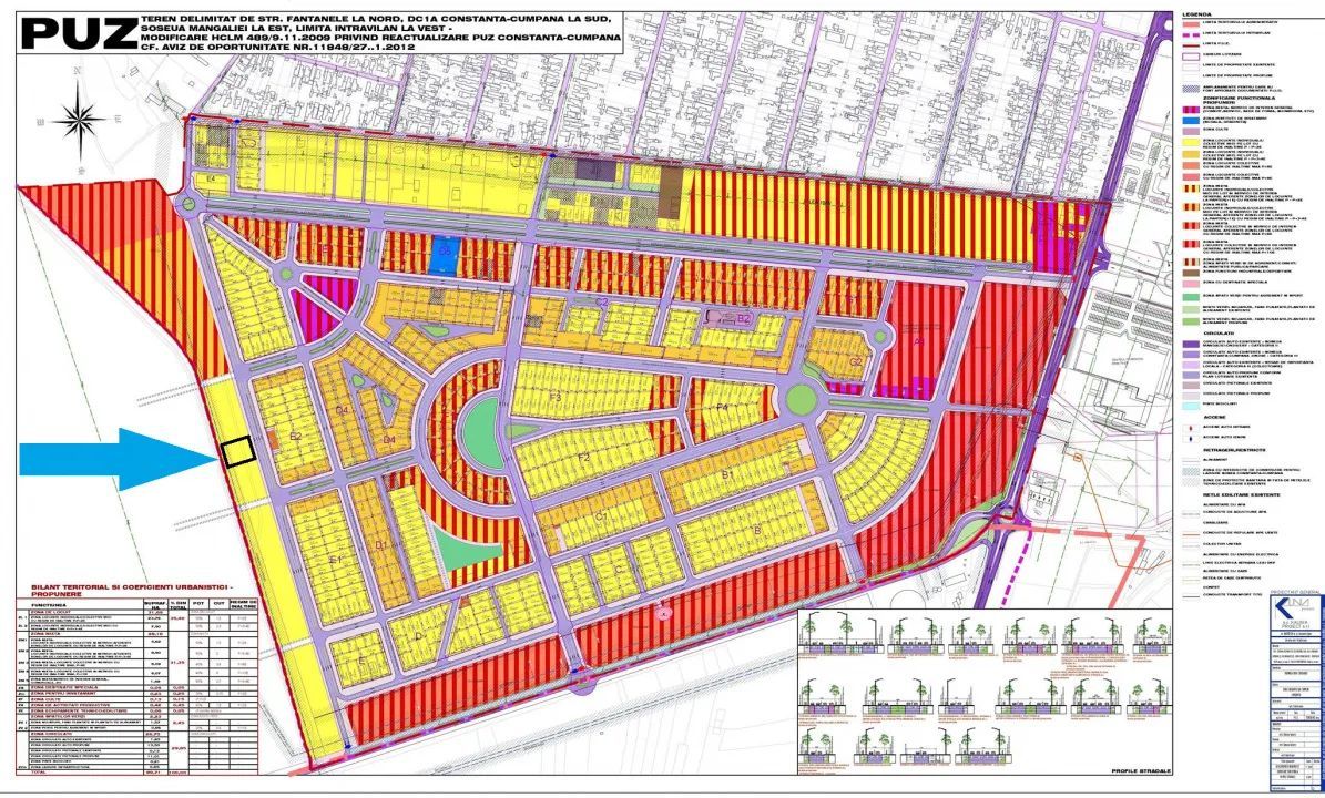 Vânzare teren intravilan 620 mp sau 1.237 mp – Constanța, zona Veterani - Poză 2