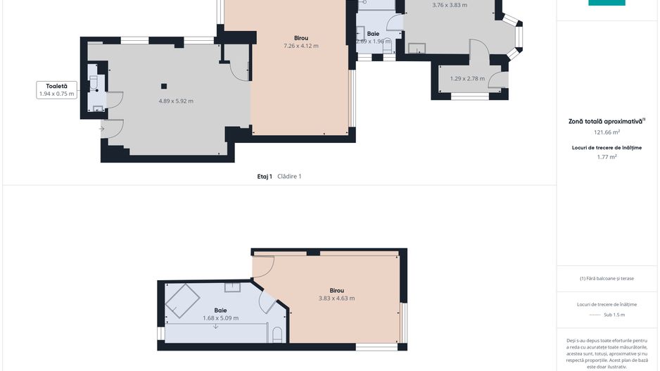 Parter și demisol aproape de Cișmigiu - Poză 19