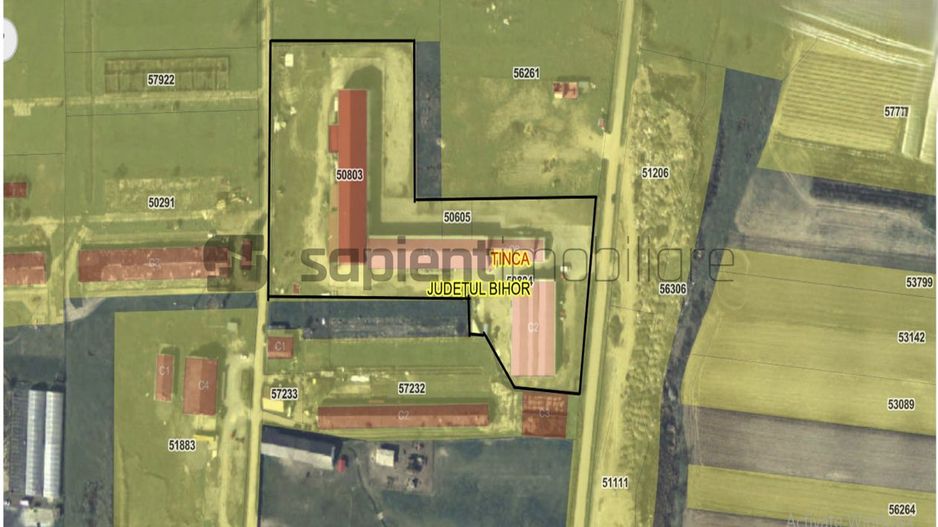 Proprietate industrială  Platformă logistică de vânzare în Tinca - Poză 1