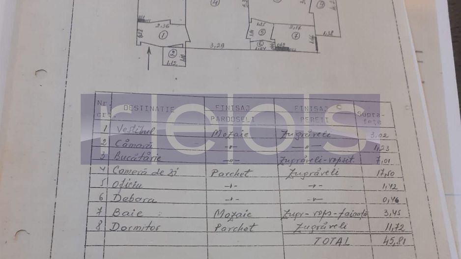 VANZARE APARTAMENT 2 CAMERE RENOVAT DUBLU VEDERE 55MP ZONA  TITAN/BALTA ALBA - Poză 18