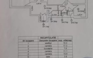VANZARE 3 CAMERE DECOMANDAT DRISTOR - Poză 5