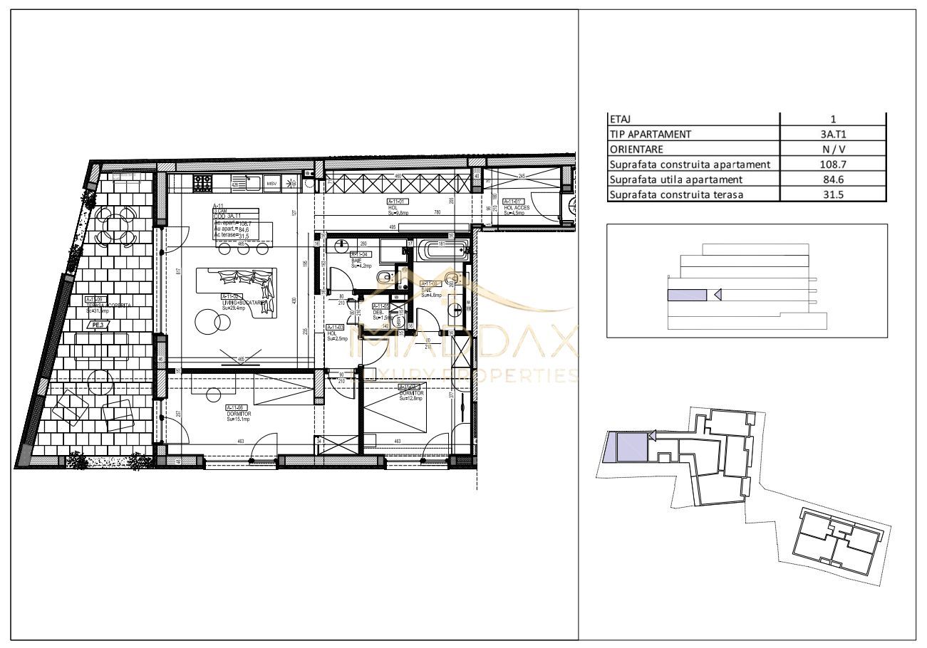 Apartament 3 camere ultracentral de inchiriat // Parcare // 85 mp - Poză 11