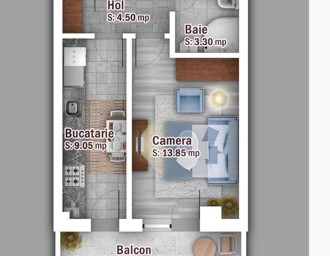 🔑 Vanzare garsonieră decomandată – Zona Pallady / Metrou Anghel Saligny - Poză 6