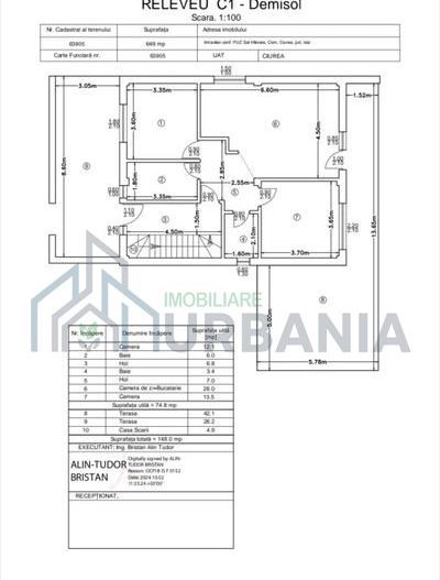 Apartament 3 camere cu grădină și terase | Hlincea | Cetățuia | 75 mp - Poză 15